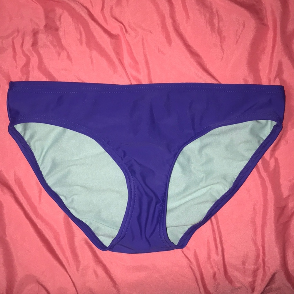 Royal blue full coverage bikini bottoms